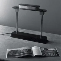 Artemide Pausania LED TW Dimmable Table Lamp By Ettore Sottsass