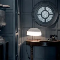 Oluce Zanuso Table Lamp with Rotating Cap for Indoor By Marco