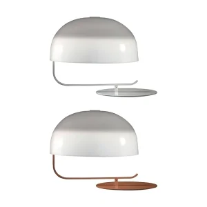 Oluce Zanuso Table Lamp with Rotating Cap for Indoor By Marco