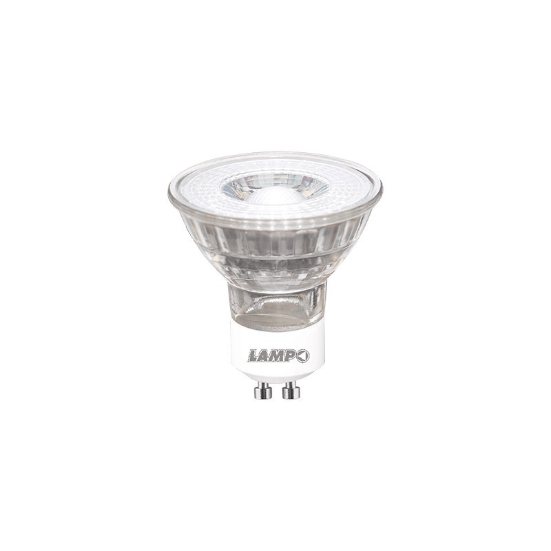 Lampo DIK LED GU10 Glass bulb 5W 38° medium beam