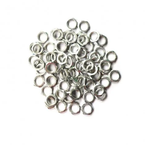 Dado zincato sagomato M10 X 1 per lampadari e tige kit 100 pz