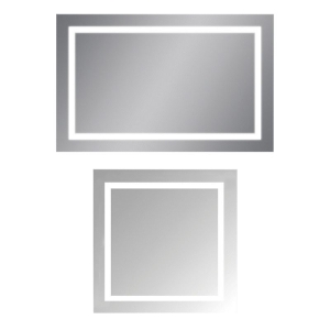ACB Mul Specchio Illuminato Con LED Continuo Rettangolare IP44