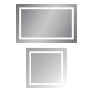 ACB Mul Specchio Illuminato Con LED Continuo Rettangolare IP44