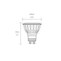 Marino Cristal RFL-COB-7 PRO GU10 7W Lampadina LED 60° Fascio