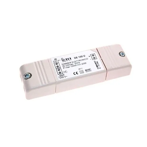 TCI Dimmer Elettronico DE 100 U 230V Max 100W Min 20W Da