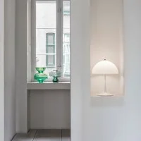 Louis Poulsen Panthella Mini LED Table Lamp By Verner Panton Louis Poulsen Panthella Mini LED Table Lamp By Verner Panton