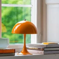 Louis Poulsen Panthella Mini LED Table Lamp By Verner Panton
