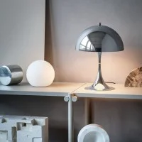 Louis Poulsen Panthella Mini LED Table Lamp By Verner Panton Louis Poulsen Panthella Mini LED Table Lamp By Verner Panton