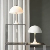 Louis Poulsen Panthella Mini LED Table Lamp By Verner Panton Louis Poulsen Panthella Mini LED Table Lamp By Verner Panton