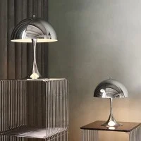 Louis Poulsen Panthella Mini LED Table Lamp By Verner Panton Louis Poulsen Panthella Mini LED Table Lamp By Verner Panton