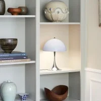 Louis Poulsen Panthella Mini LED Table Lamp By Verner Panton Louis Poulsen Panthella Mini LED Table Lamp By Verner Panton