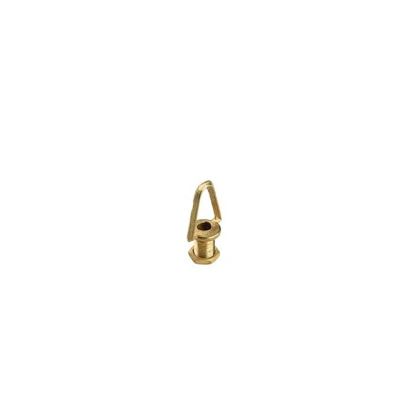 Gancio Filettato con Foro M10X1 Ottone Gancio Filettato con Foro M10X1 Ottone