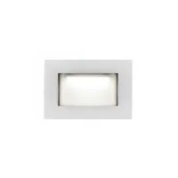 PAN Fast LED 3W 150° 3000K 50lm Incasso Segnapasso IP65 Grigio