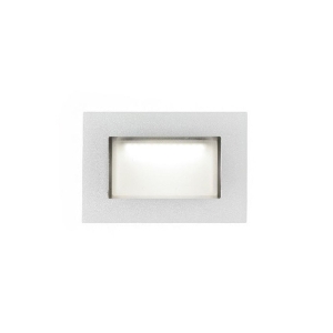 PAN Fast LED 3W 150° 3000K 50lm Recessed Marker IP65 Grey