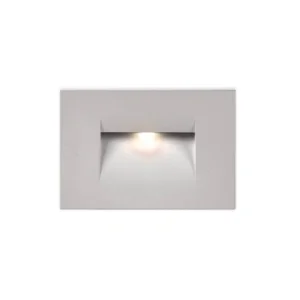PAN Fast LED 3W 45° 3000K 90lm Incasso Segnapasso Grigio IP65