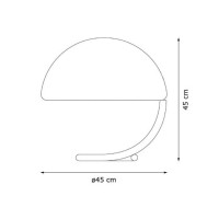Martinelli Luce Serpente Lampada da Tavolo a LED Design Elio