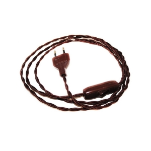 Cavo Cablaggio Intrecciato Treccia 200 cm 250V Spina 2A con