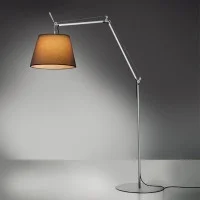 Artemide Tolomeo Paralume Outdoor Floor LED Lamp in Dove Grey