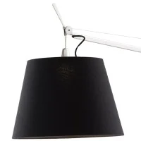 Artemide Tolomeo Paralume Outdoor Floor LED Lamp in Black