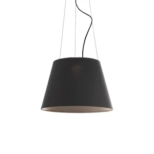 Artemide Tolomeo Paralume Outdoor Suspension LED Lamp in Black