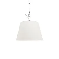 Artemide Tolomeo Paralume Outdoor Hook LED Lamp in White Fabric