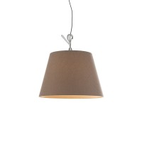 Artemide Tolomeo Paralume Outdoor Hook LED Lamp in Dove Grey