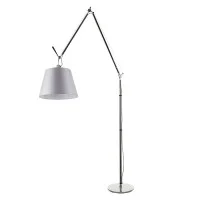 Artemide Tolomeo Mega Floor Dimmable LED Lamp in Satin Ø360mm