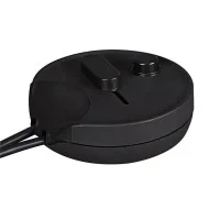Artemide Tolomeo Mega Floor Dimmable LED Lamp in Black Fabric
