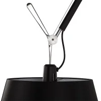 Artemide Tolomeo Mega Floor Dimmable LED Lamp in Black Fabric Artemide Tolomeo Mega Floor Dimmable LED Lamp in Black Fabric