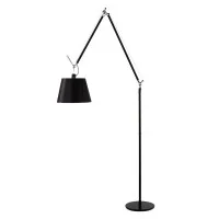 Artemide Tolomeo Mega Floor Dimmable LED Lamp in Black Fabric Artemide Tolomeo Mega Floor Dimmable LED Lamp in Black Fabric