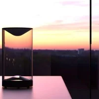 Lumina EVA Glass LED Dimmable Table Lamp By Foster+Partner