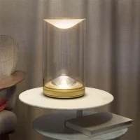 Lumina EVA Glass LED Dimmable Table Lamp By Foster+Partner