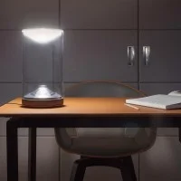 Lumina EVA Glass LED Dimmable Table Lamp By Foster+Partner