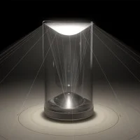 Lumina EVA Glass LED Dimmable Table Lamp By Foster+Partner
