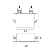 Iled Aqualed power supply 12W 630mA for LED Constant Current