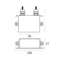 Iled Aqualed power supply 12W 630mA for LED Constant Current
