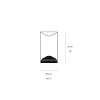 Lumina EVE Glass LED Dimmable Table Lamp By Foster+Partner