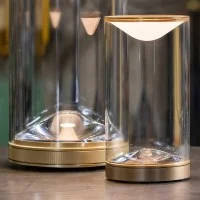 Lumina EVE Glass LED Dimmable Table Lamp By Foster+Partner
