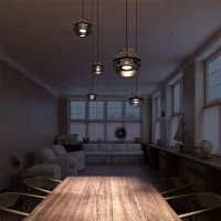 Lumina Limbus Lampada Sferica a LED Dimmerabile da Sospensione