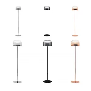 Fontana Arte Equatore Piantana LED Lampada da Terra In Vetro By