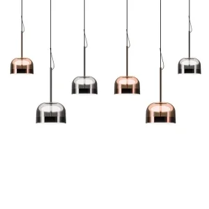 Fontana Arte Equatore LED Glass Suspension Lamp By Gabriele and