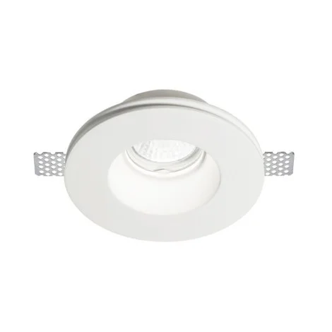 Molveno Oblo' LED Ceiling plaster Recessed Spotlight White