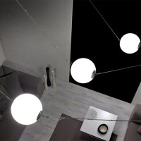 Lumina Perla Lampada Sferica in Vetro da Sospensione Regolabile