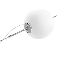 Lumina Perla Adjustable Spherical Glass Suspension Lamp By