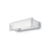 Ideal Lux Tek AP2 2x40W G9 Wall Lamp Applique Glass Chrome