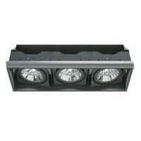 iGuzzini Deep Frame Minimal Black 3x75W E27 PAR30
