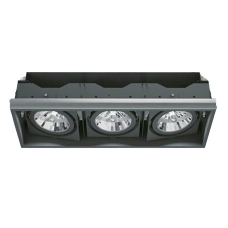 iGuzzini Deep Frame Minimal Black 3x75W E27 PAR30