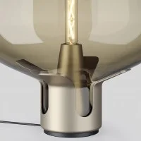 Lodes FLAR Table and Floor Dimmable Lamp in Glass By Patrick
