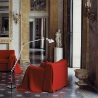 Lumina Naomi LED Floor Lamp with Movable Arms Black Soft-Touch