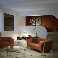 Lumina Naomi LED Floor Lamp with Movable Arms Black Soft-Touch